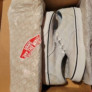 Van's Women's Doheny Checker Dot Low Top Skate Shoes